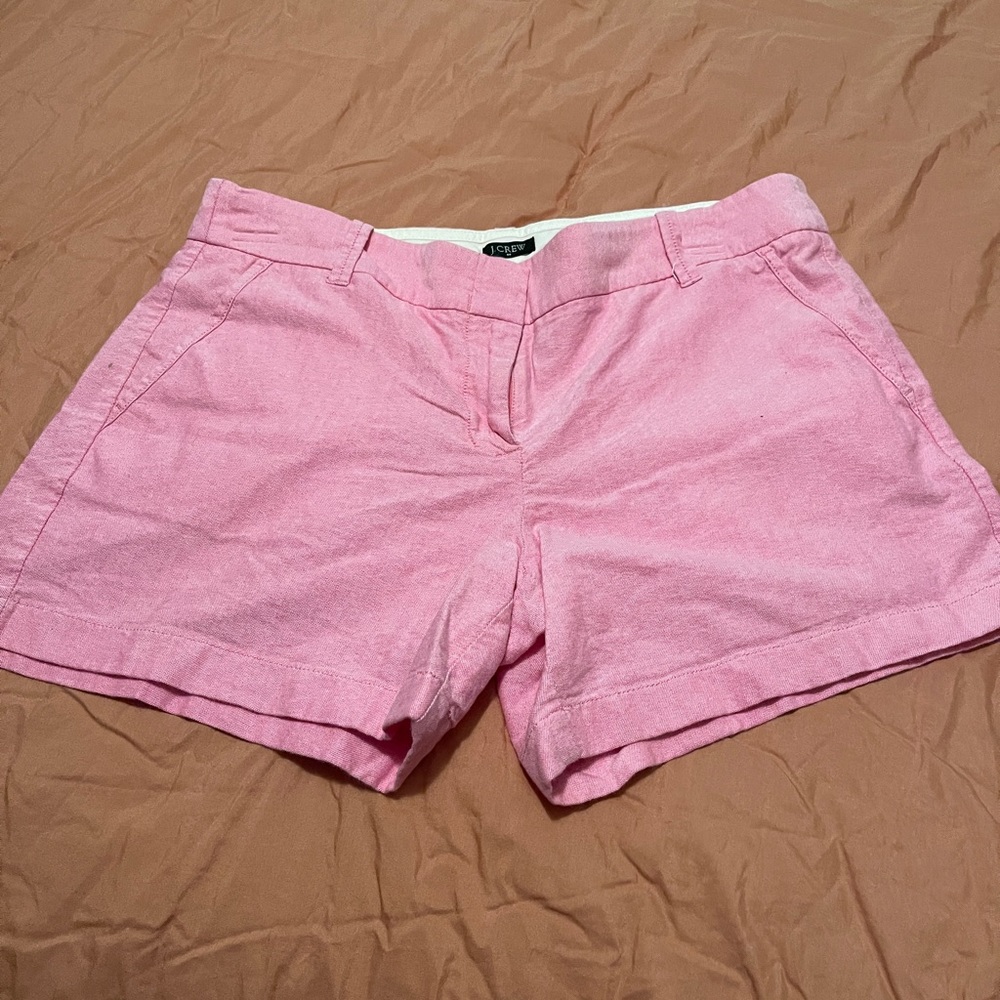Pink jcrew shorts size 8